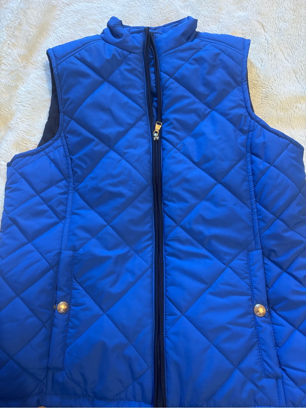 Ralph Lauren Quilted Royal Blue Puffer Vest